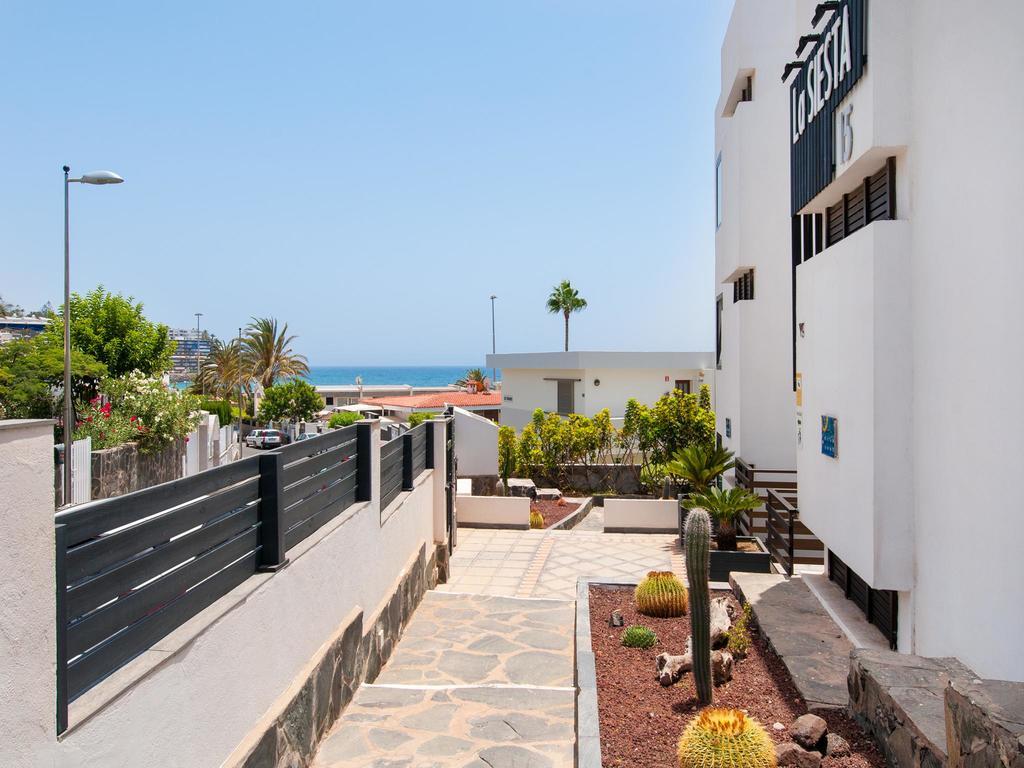 Beachfront Apartment Siesta 21 San Agustin Playa By Villagrancanaria Exterior photo
